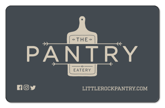 the pantry board logo on a grey background